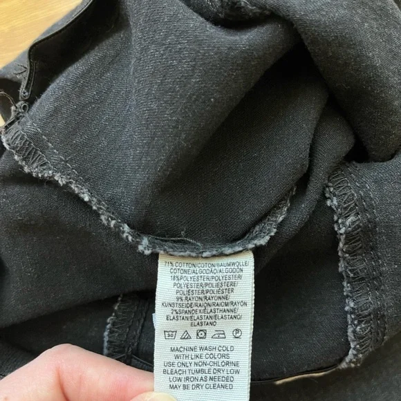 We the Free Penny Flare Jeans Womens 30 Black 70s Boho Free People Pull On - Picture 6 of 10